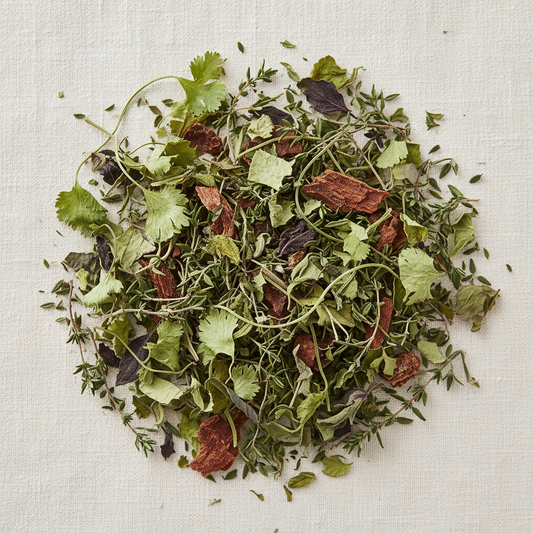 The Gentle Bind loose herbal tea blend