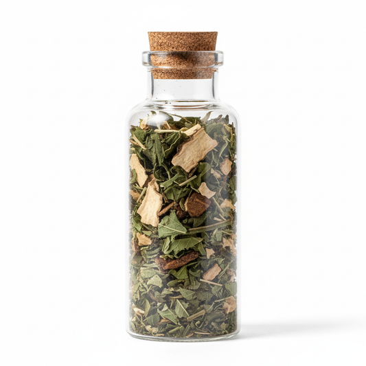 The Teacher herbal tea blend with cork lid